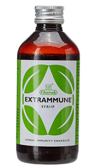 2 Pack Charak Pharma Extrammune Syrup the Immunity Builder - 200ml each
