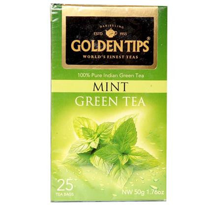 Mint Green Tea - Golden Tips 50 gms each