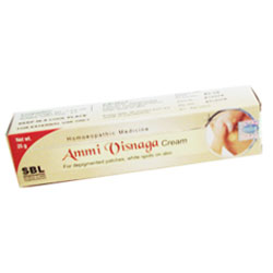 SBL Homeopathy Ammi Visnaga Cream 25gm(For depigmented patches, white spots on skin)