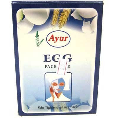 Buy Ayur Egg Face Pack 100Gm - Pack Of 3 (300 gms) online for USD 15.44 at alldesineeds