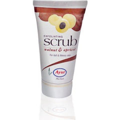 Buy Ayur Exfoliating Walnut & Apricot Scrub 100gms- Pack of 2 (200 gms) online for USD 15.44 at alldesineeds