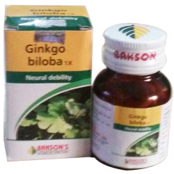 Bakson's Homeopathy - Ginkgo Biloba 1x Tablets