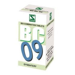 Buy 3 X Schwabe Homeopathy Bio Combination 09 for Dysentery .(pack of 3) online for USD 27.99 at alldesineeds