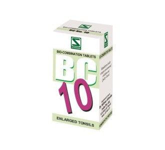 Buy 3 X Schwabe Homeopathy Bio Combination 10 for Enlarged Tonsils.(pack of 3) online for USD 27.99 at alldesineeds