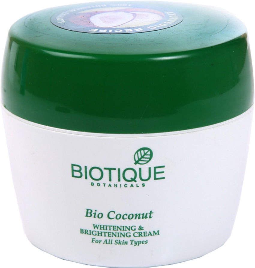 Buy Biotique Bio Coconut Whitening n Brightening Cream 50 g online for USD 11.34 at alldesineeds