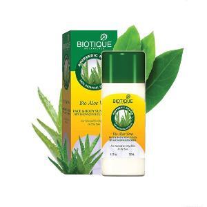 Buy Biotique Bio Aloe Vera Face & Body Sun Lotion 120 ml online for USD 13.44 at alldesineeds