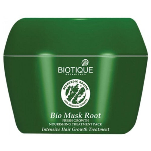 Buy Biotique Bio Musk Root Fresh Growth Nourishing Treatment Pack 230 g online for USD 16.34 at alldesineeds