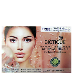 Buy 2 x Biotique Bio Pearl White Facial Kit 75 gms each online for USD 16.24 at alldesineeds
