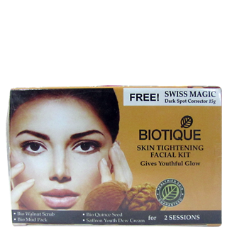 Buy 2 x Biotique Bio Skin Tight Facial Kit 75 gms each online for USD 15.57 at alldesineeds