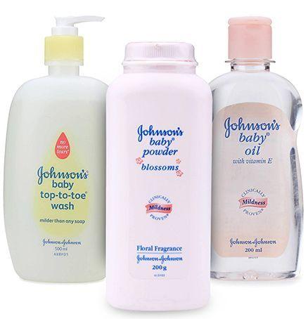 Johnson & Johnson Combo(Top-to-Toe Wash, Baby Bedtime Powder & Baby Oil)