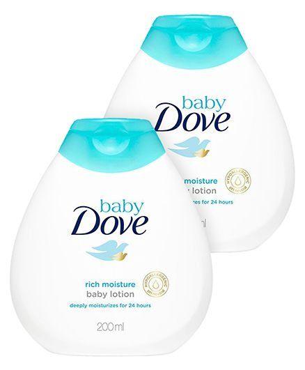 Baby Dove Baby Lotion Rich Moisture - 200 ml (Pack of 2)