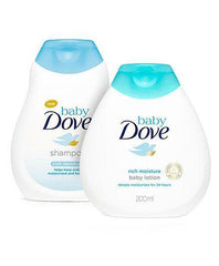 Baby Dove Rich Moisture Shampoo - 200 ml And Baby Dove Baby Lotion Rich Moisture - 200 ml