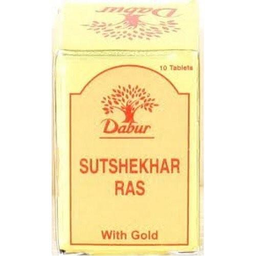 Dabur Sutshekhar Ras 10tablets combo of 5 packs - alldesineeds