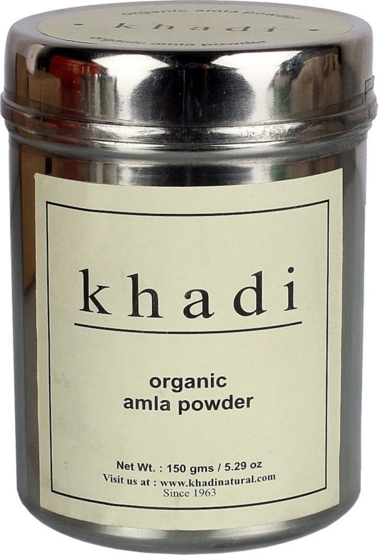 Buy 2 Pack Khadi Organic Pure Amla hair Powder 150 gms each online for USD 15.5 at alldesineeds