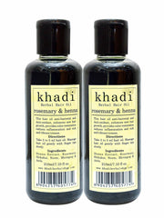 2 x KHADI Rosemary Heena Oil for Hair Loss 210ml each