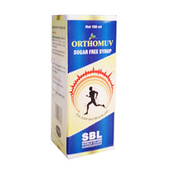 SBL Homeopathy Orthomuv Sugar Free Syrup 180ml