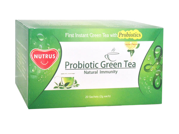 Nutrus Probiotic Green Tea Bags 20