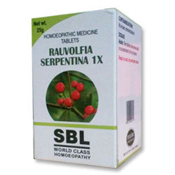 SBL Rauvolfia Serpentina 1X Tablets 25gm