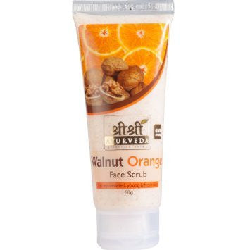Buy 2 x Sri Sri Walnut Orange Scrub 60ml each online for USD 10.25 at alldesineeds
