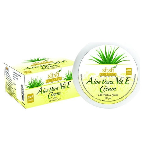 Buy 2 x Sri Sri Aloevera & VitECream 100g each online for USD 14.23 at alldesineeds