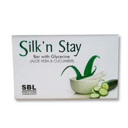 2x SBL Homeopathy Silk'n Stay Bar with Glycerine (Aloevera & Cucumber) 75gm