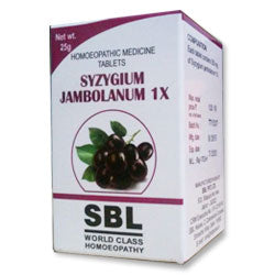 SBL Syzygium Jambolanum 1X Tablets 25gm