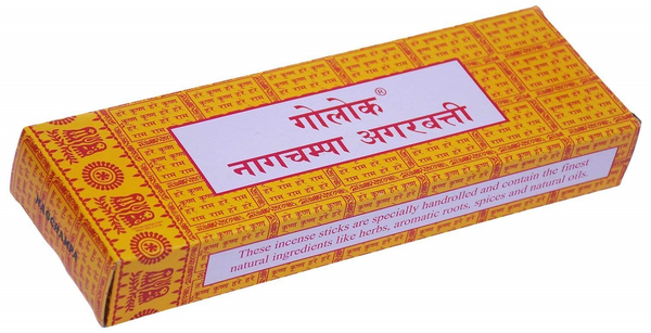 Goloka Nagchampa Incense Sticks, 250g (Brown)