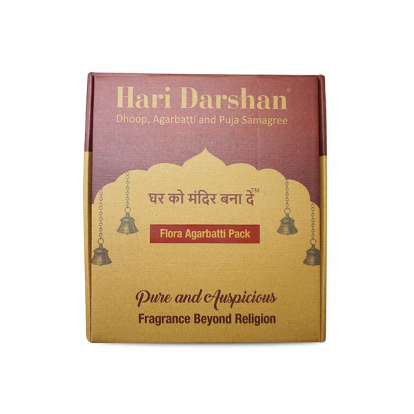 Hari Darshan Flora Collection Combo Pack (Assorted Flora Agarbatti)