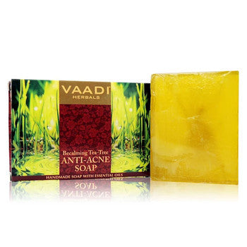Buy 8 Pack Becalming Tea Tree Soap Anti-Acne therapy 25 gms each (Total 200 gms) online for USD 17 at alldesineeds